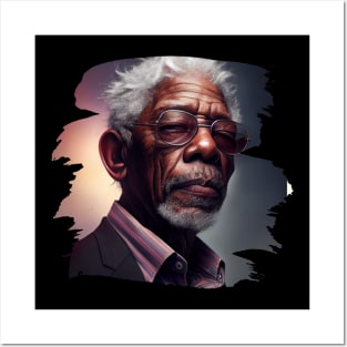 Morgan Freeman Posters and Art